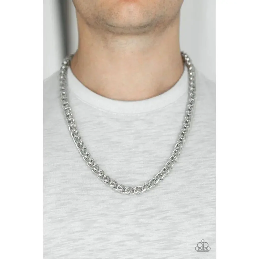 Big Talker Silver Necklace (349)